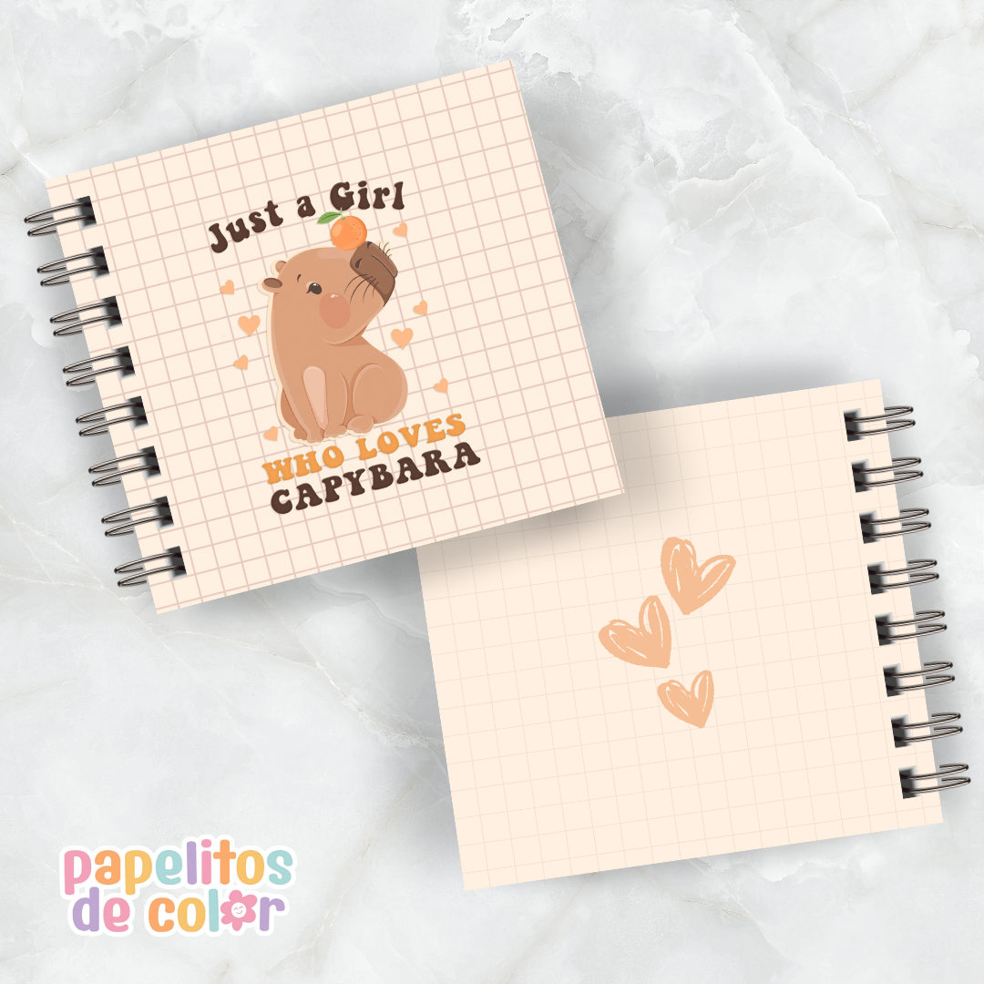 🎨 Libro para Pintar Capibaras (100 Hojas)