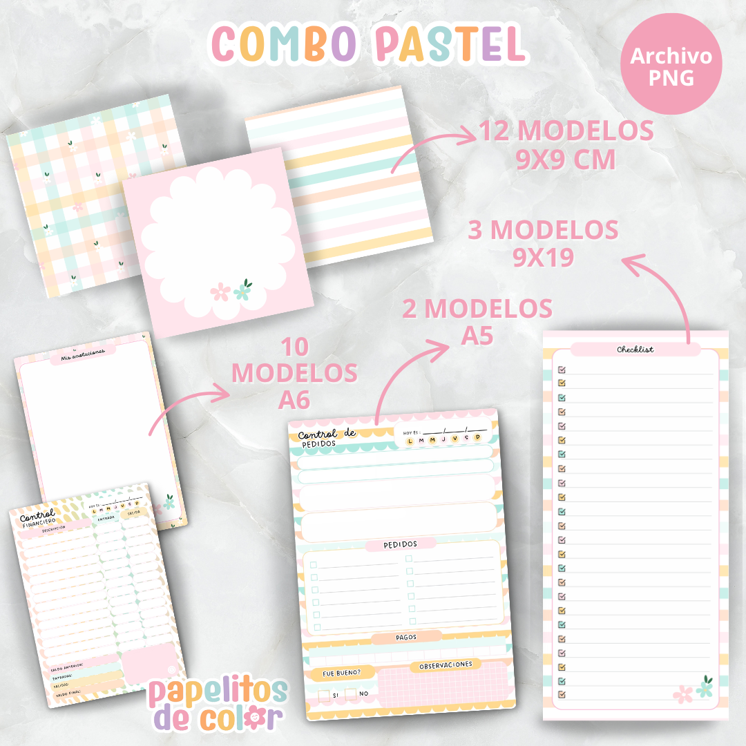 💗SÚPER Combo Pastel