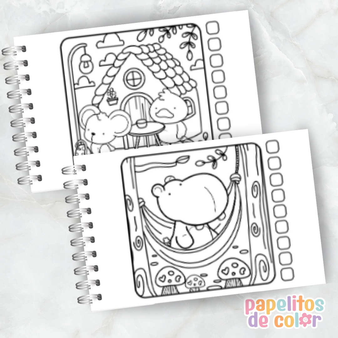 🎨 Libro para Pintar – Happy Colors VOL1.