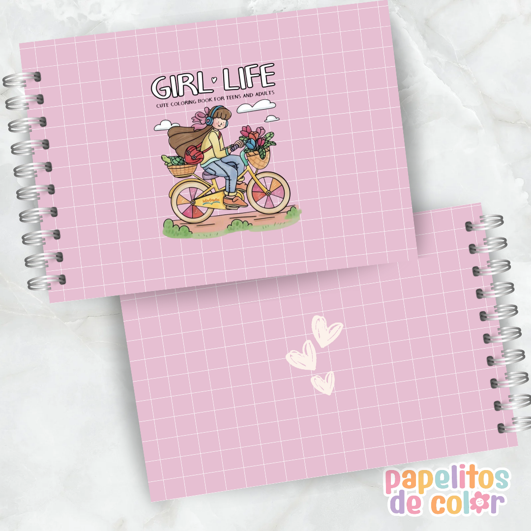 🎨 Libro para Pintar – Girl Life