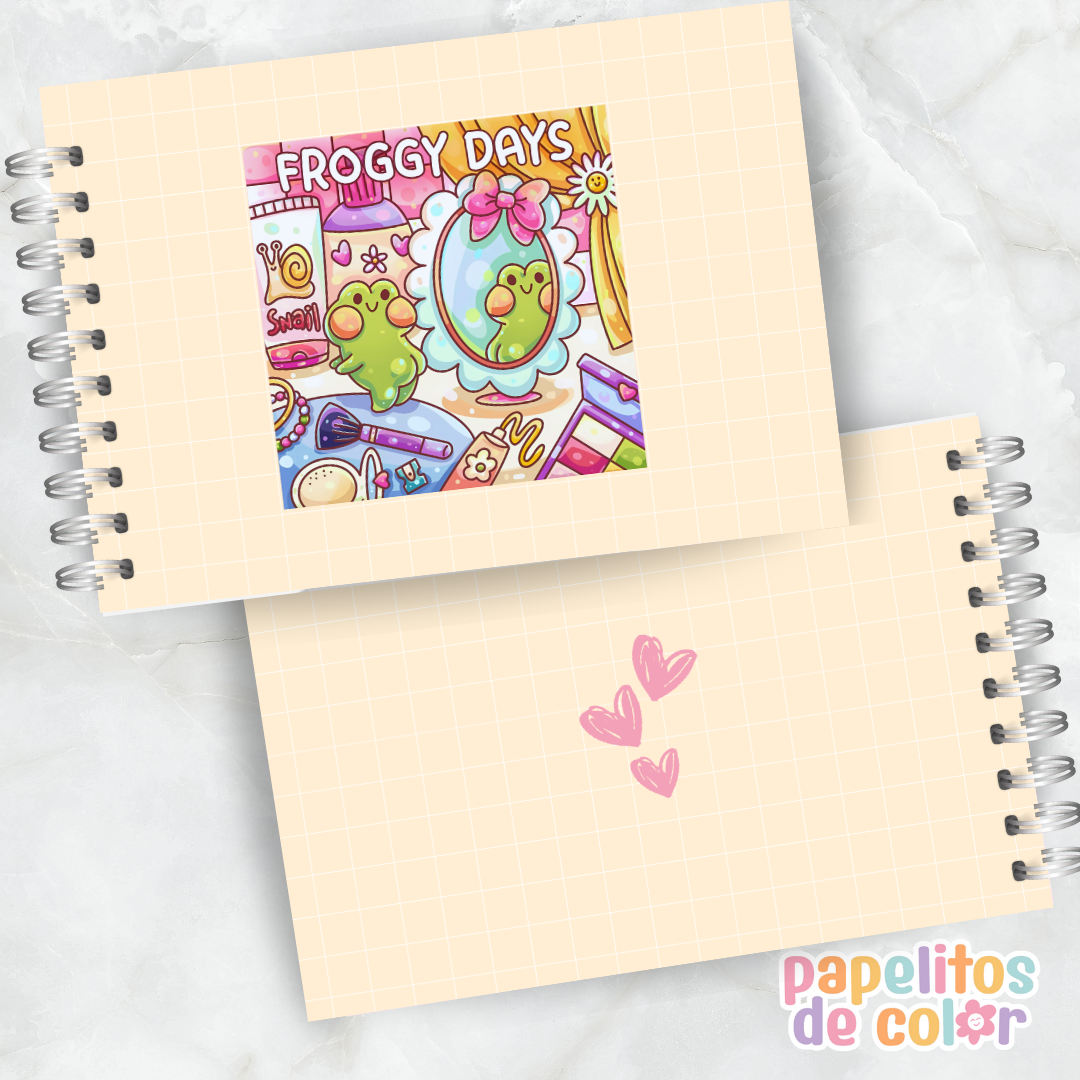 🐸 Libro para Pintar – Froggy Days