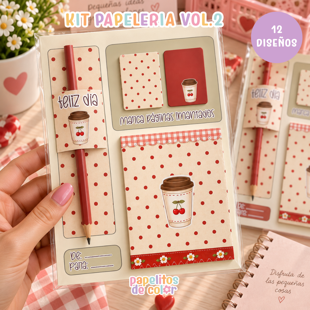 🎀 Kit Papelería – Feliz Día Vol. 2