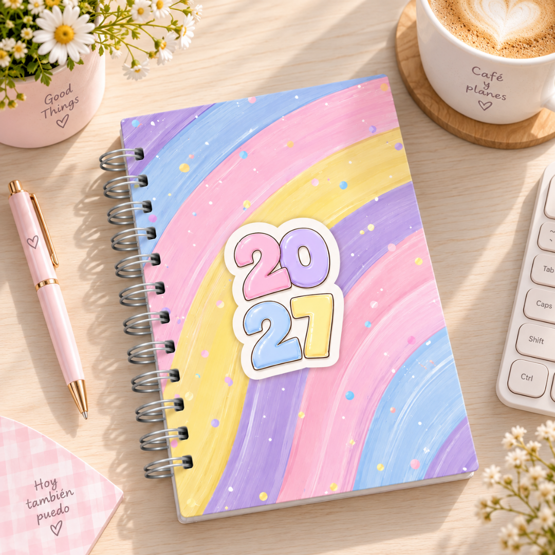 📚 Agenda Eureka 2027 – 2 Días por Hoja ✨