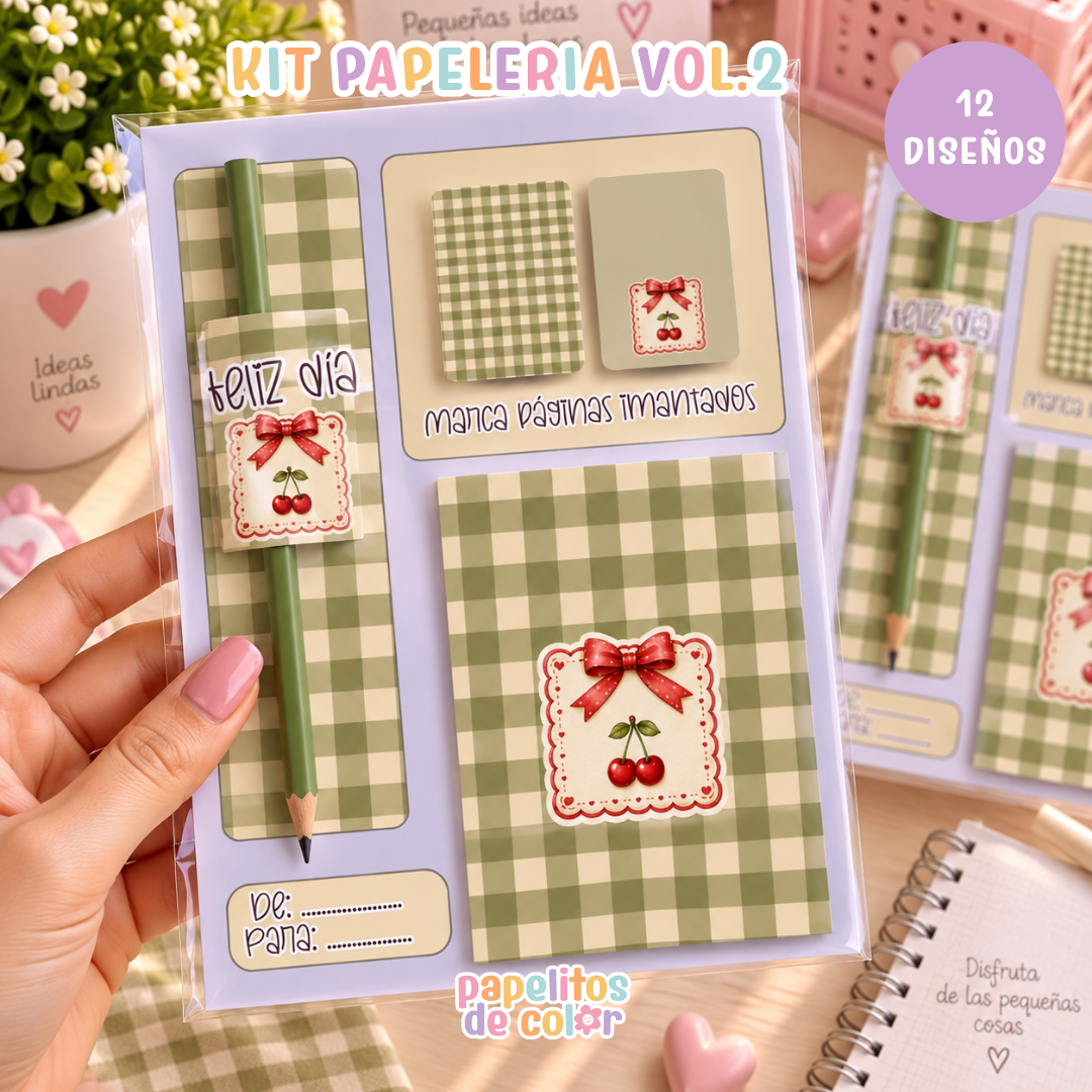 🎀 Kit Papelería – Feliz Día Vol. 2