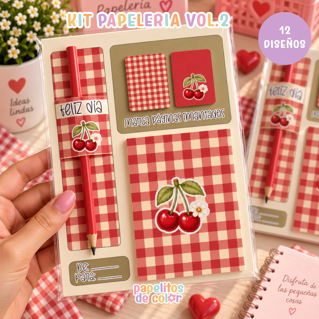 🎀 Kit Papelería – Feliz Día Vol. 2