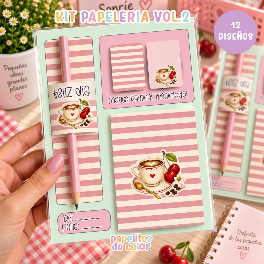 🎀 Kit Papelería – Feliz Día Vol. 2
