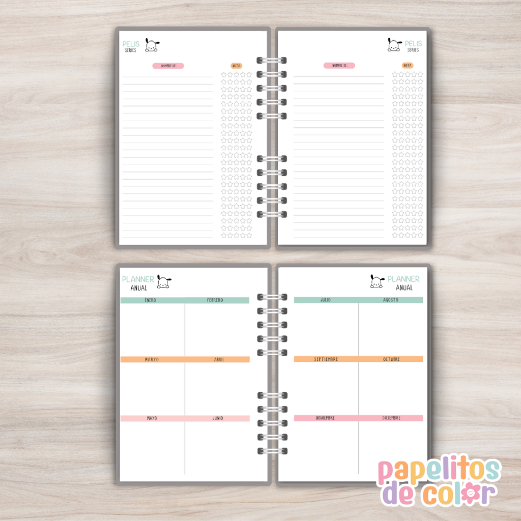 📔 Agenda Pochaco Semanal 2027 ✨