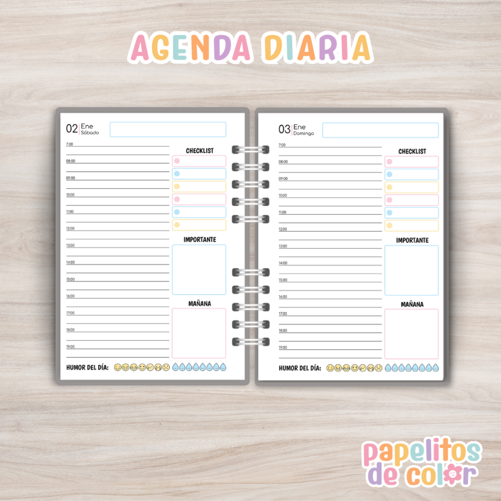 😊 Agenda Smile Diaria 2027  ✨