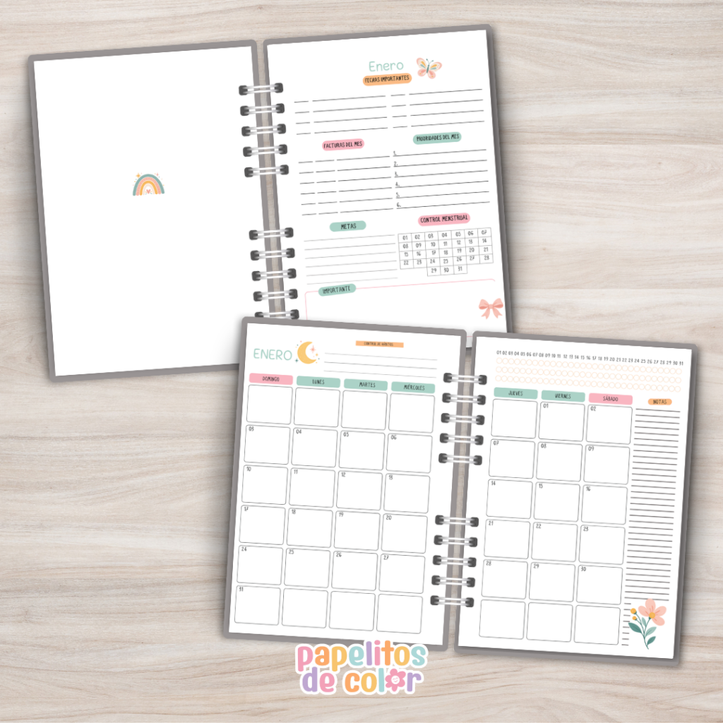 ✨ Agenda Delicatessen 2027 – Semanal 📖💖