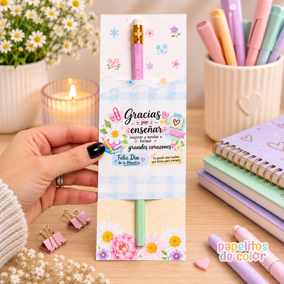 🍎✏️ Combo Día del Maestro 🎁