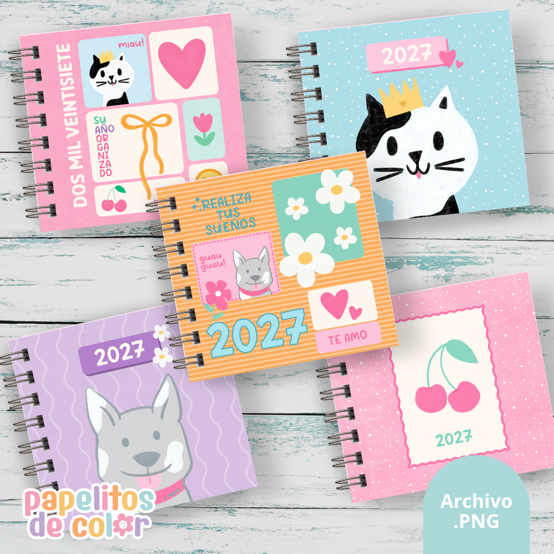 📒 Pack de 15 Portadas – Kit 42 ✨