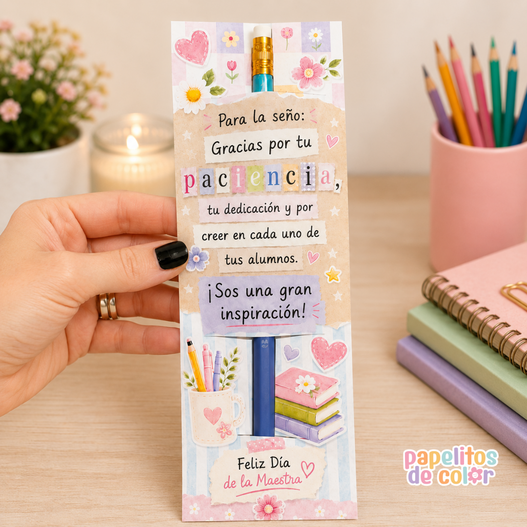 🍎✏️ Combo Día del Maestro 🎁