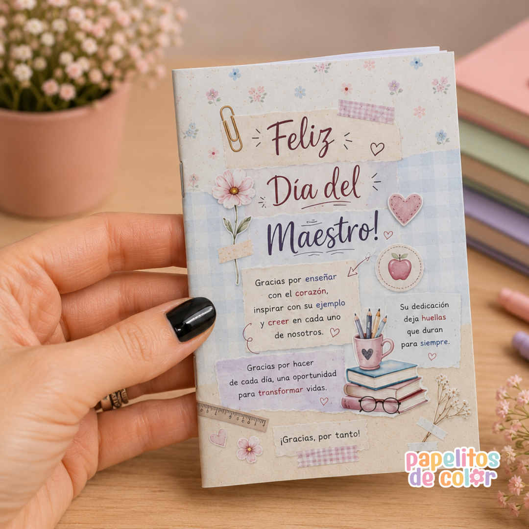 🍎✏️ Combo Día del Maestro 🎁