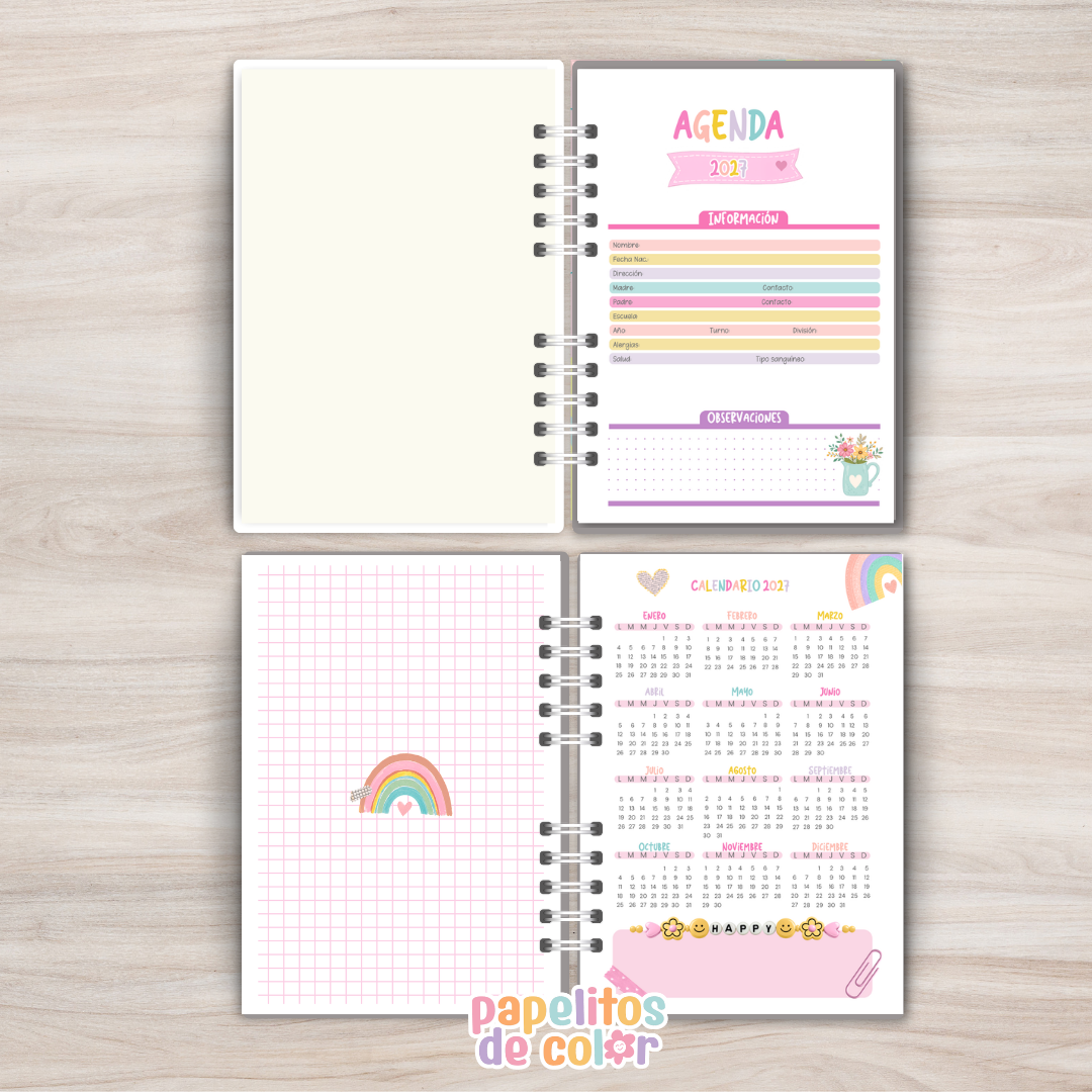 ✨Agenda Brillar Semanal -  2027✨