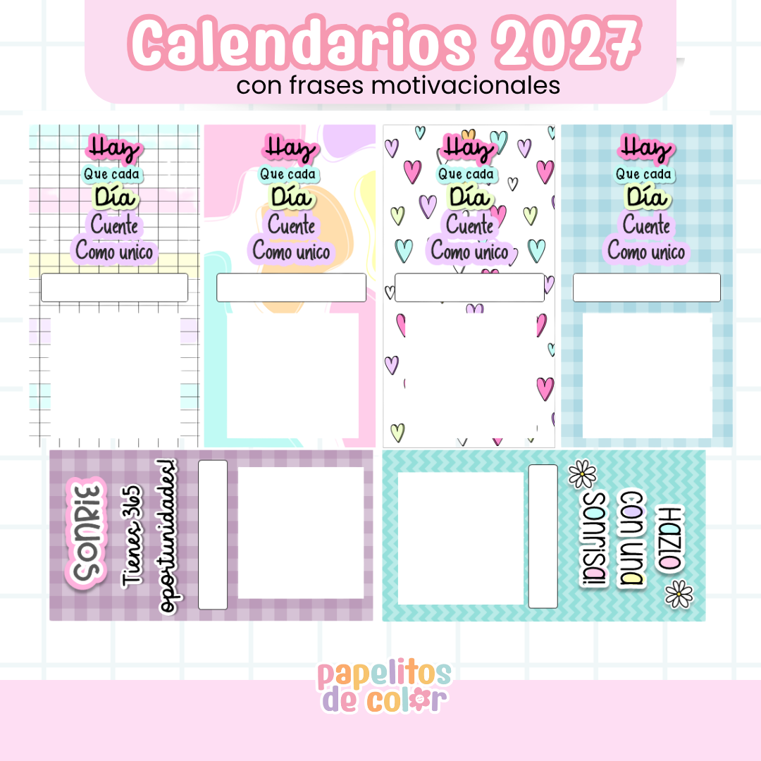 📅 Pack 30 Calendarios Surtidos