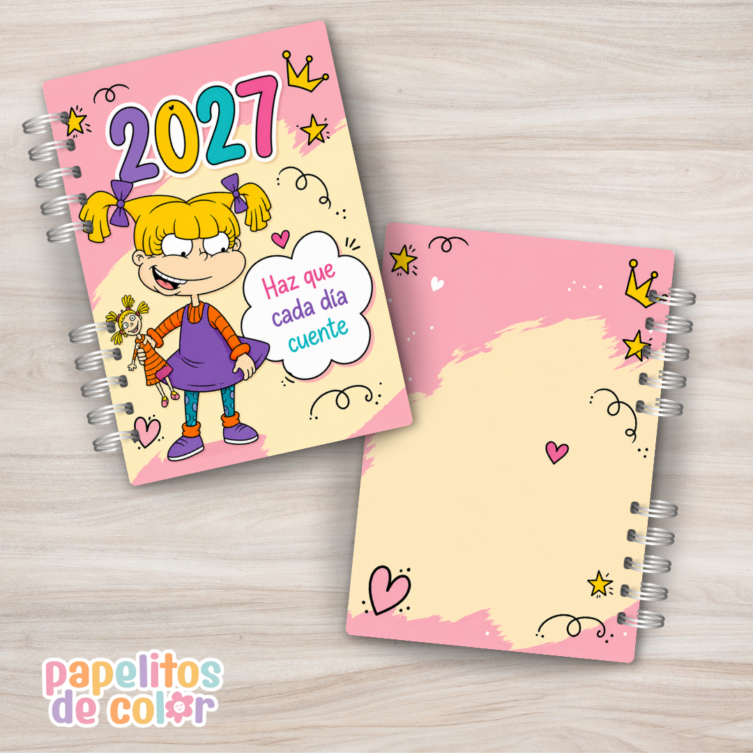 🌸 Agenda Angélica Semanal 2027 🌸