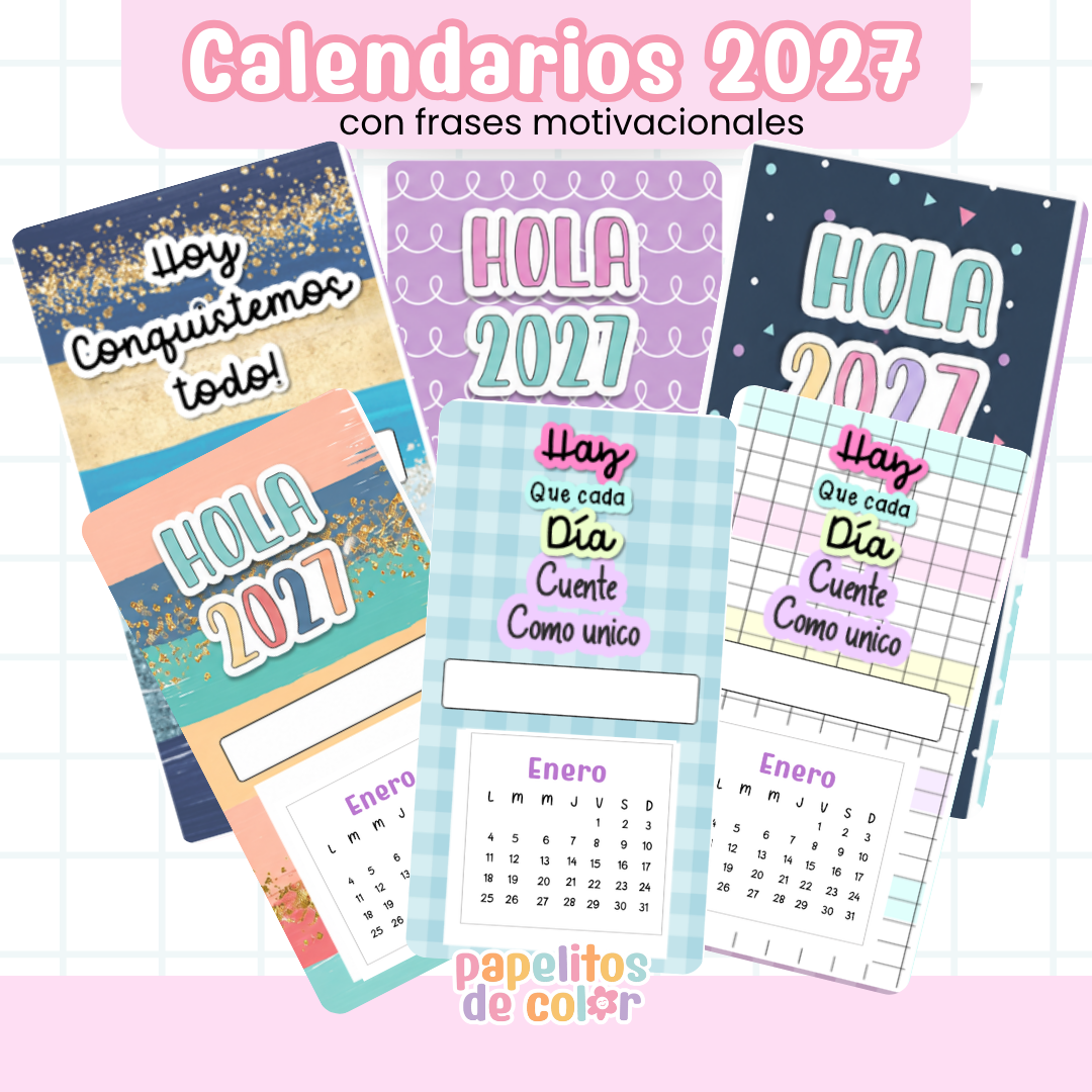 📅 Pack 30 Calendarios Surtidos