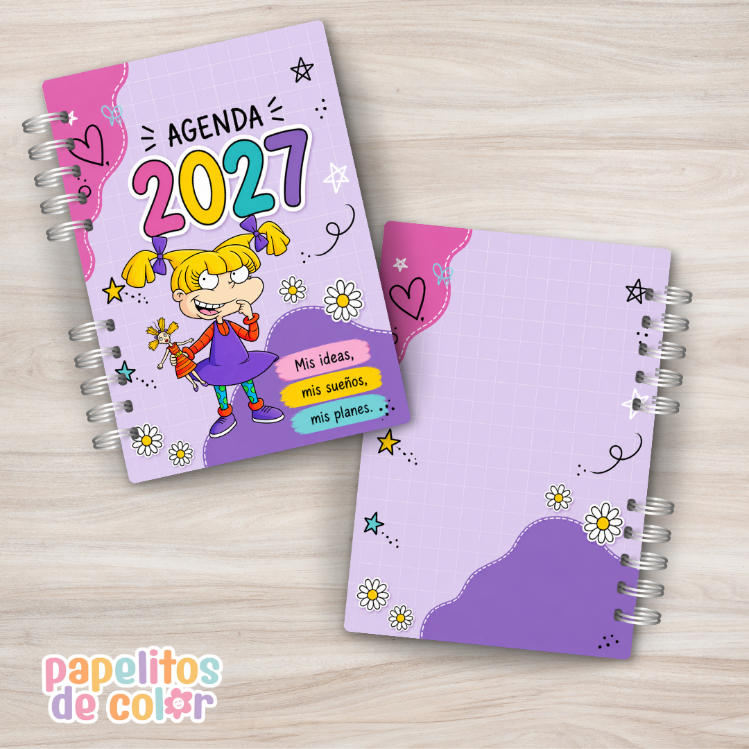 🌸 Agenda Angélica Semanal 2027 🌸