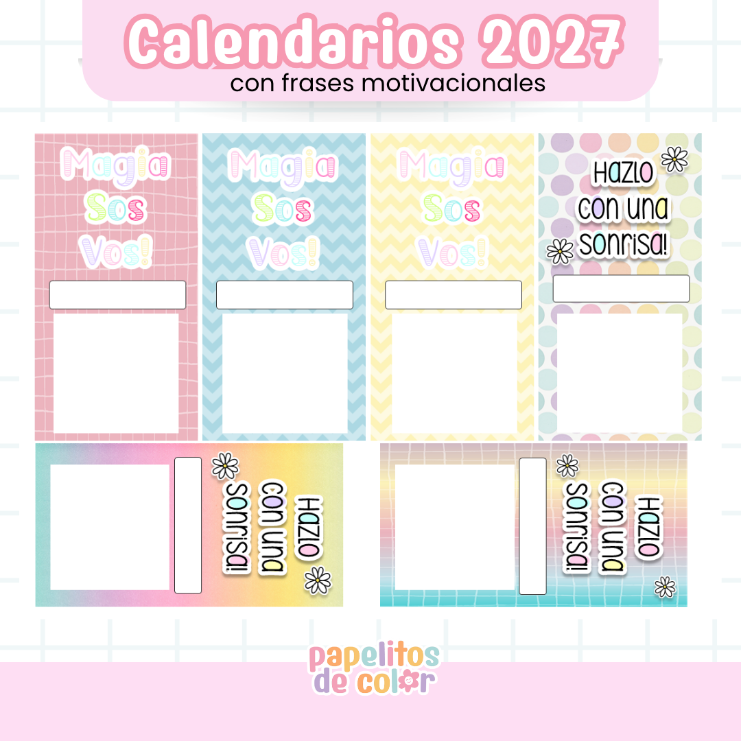 📅 Pack 30 Calendarios Surtidos
