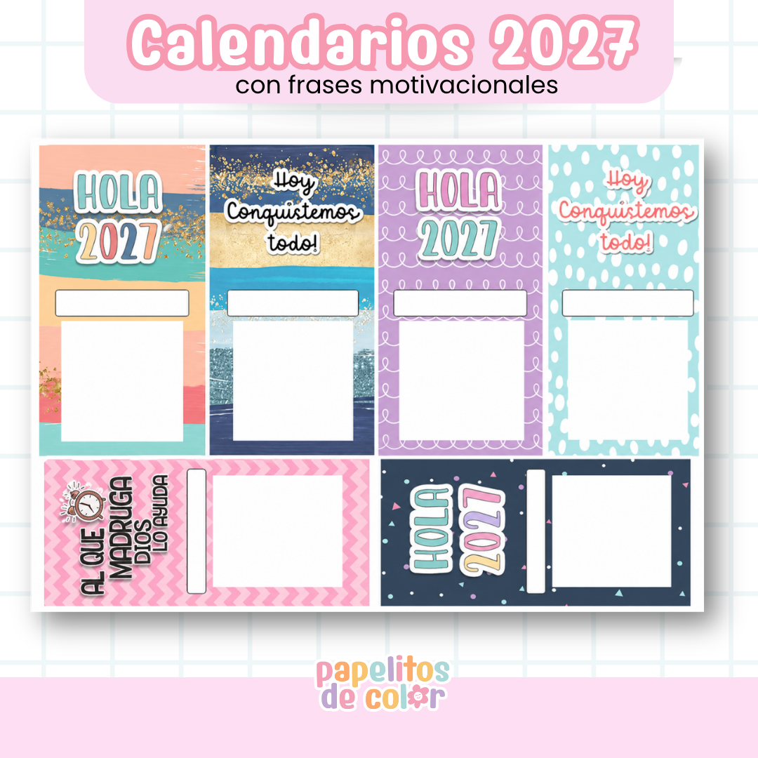 📅 Pack 30 Calendarios Surtidos