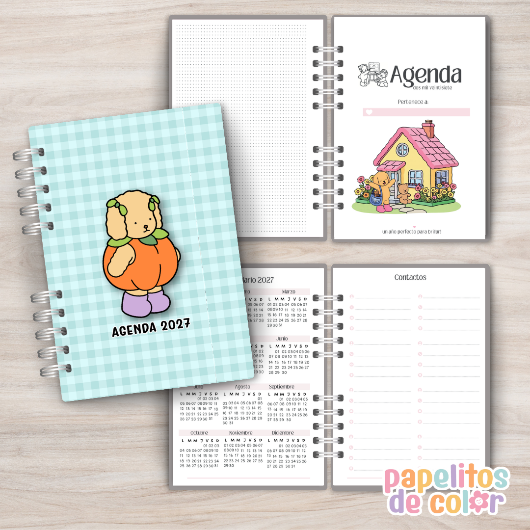 🐻Agenda Bobbie Goods 2 – 2027 Diaria✨