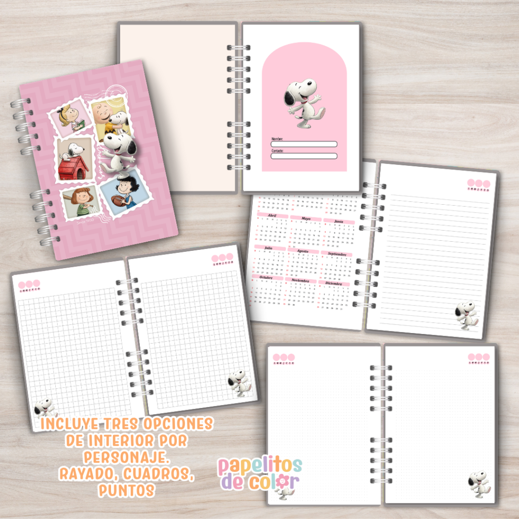 🐶 Cuadernos A4 Snoopy ✨
