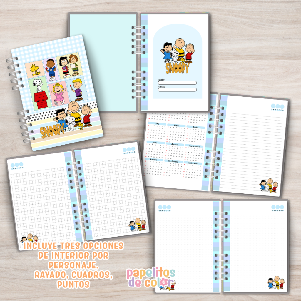 🐶 Cuadernos A4 Snoopy ✨