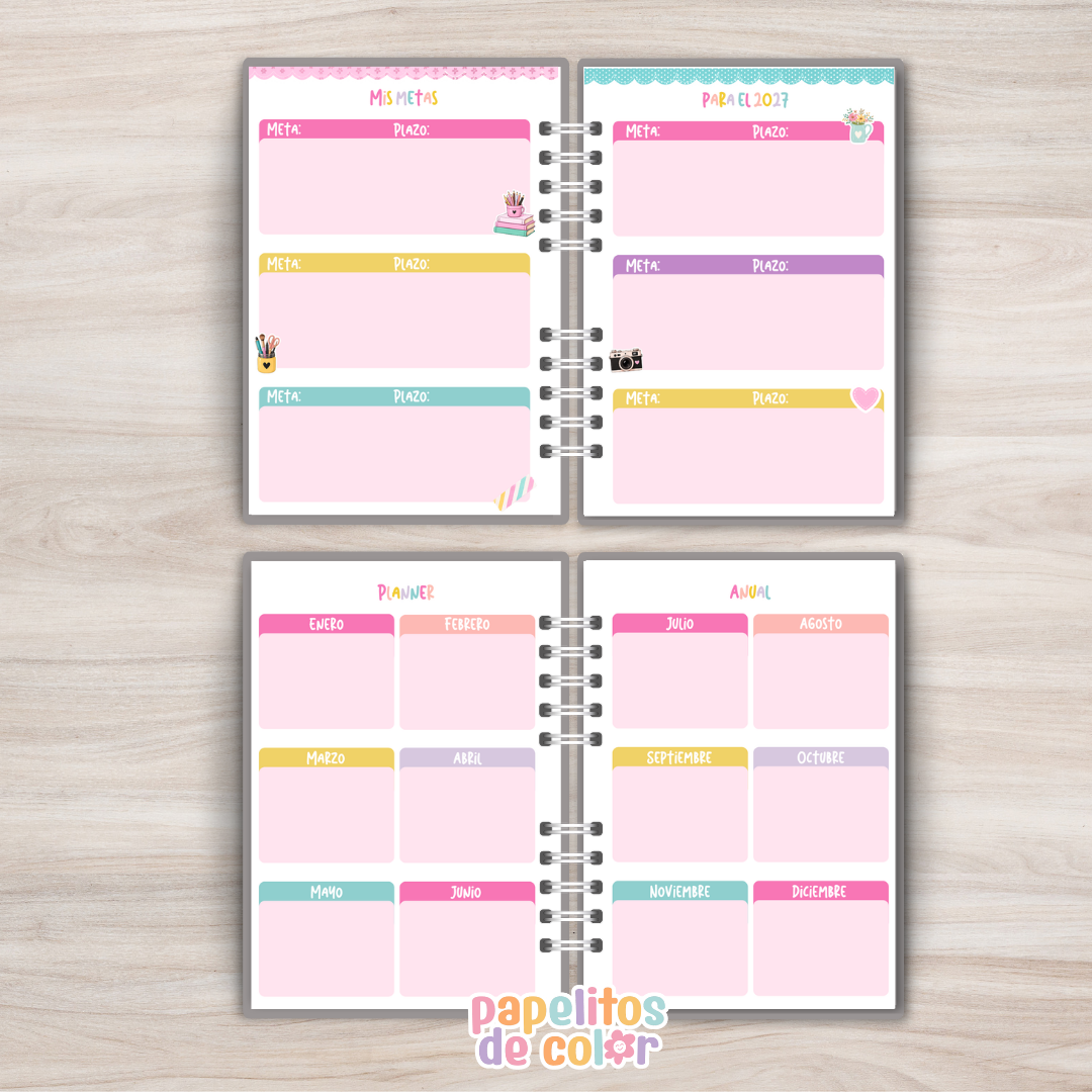 ✨Agenda Brillar Semanal -  2027✨