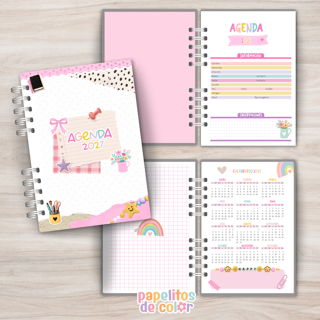 ✨Agenda Brillar Semanal -  2027✨