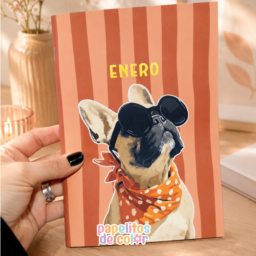 ✨Agenda Perros - Estilo folleto 2027 🐶📚✨