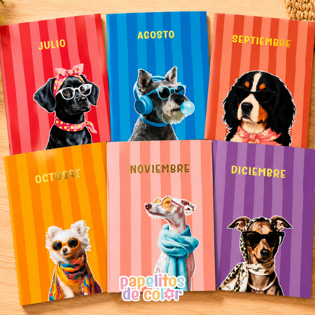 ✨Agenda Perros - Estilo folleto 2027 🐶📚✨