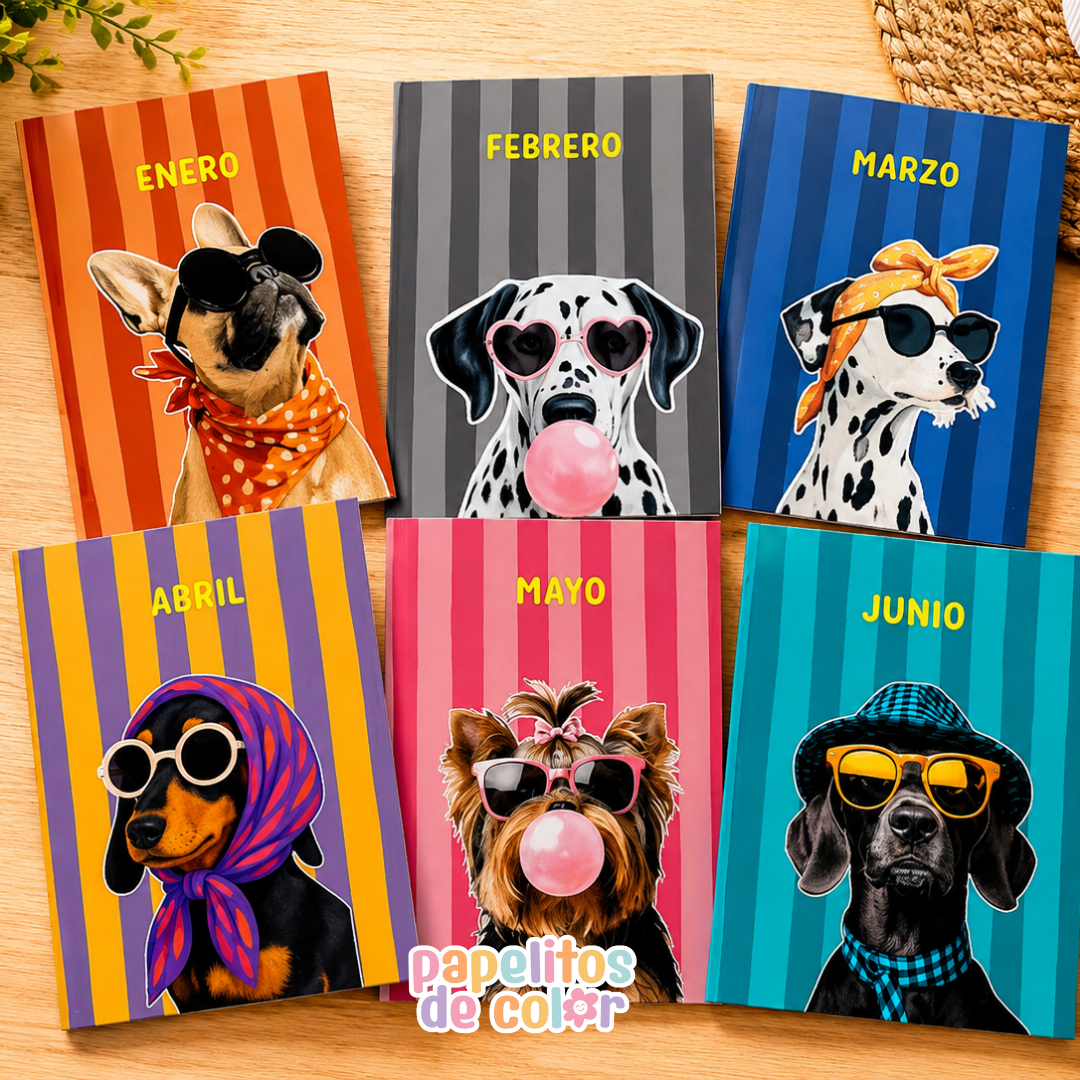 ✨Agenda Perros - Estilo folleto 2027 🐶📚✨