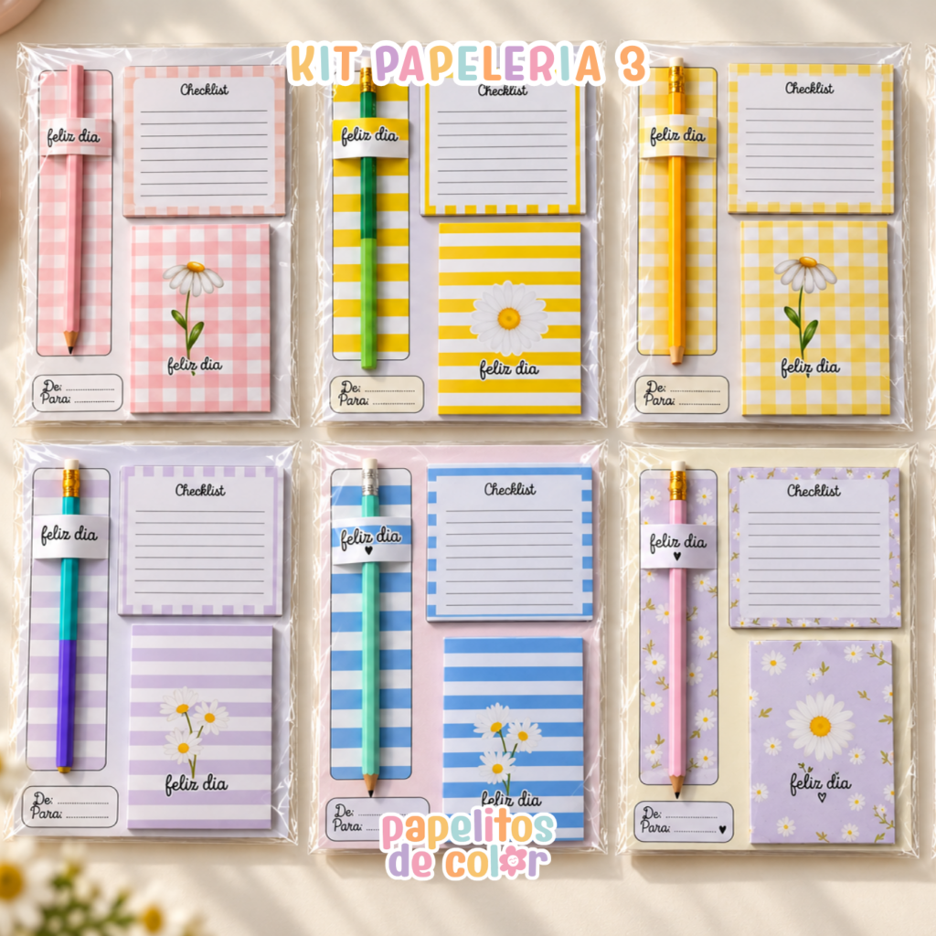 🎀 Kit Papelería – Feliz Día Vol. 3