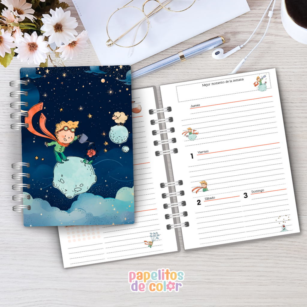 Agenda Semanal Principito 2027 ✨🌟