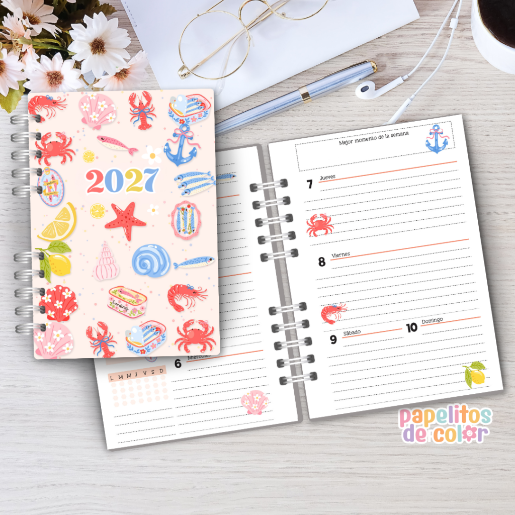 Agenda Semanal Marina 2027 🌊🐚