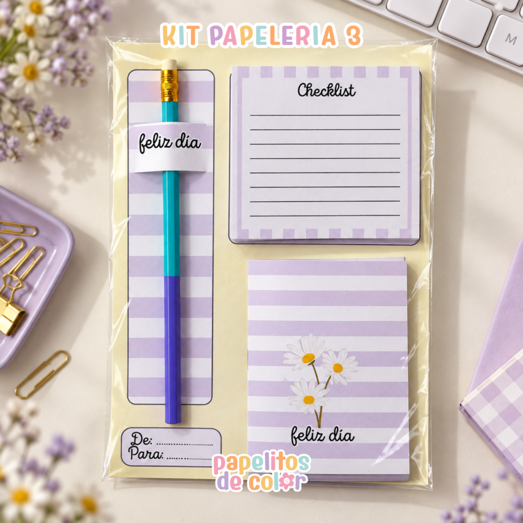 🎀 Kit Papelería – Feliz Día Vol. 3
