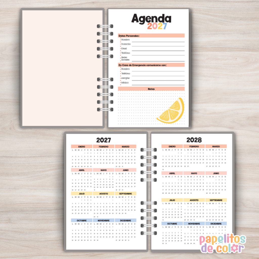 Agenda Semanal Marina 2027 🌊🐚