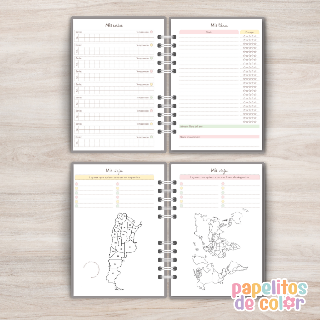 📒 Planner 2027 semanal con horarios