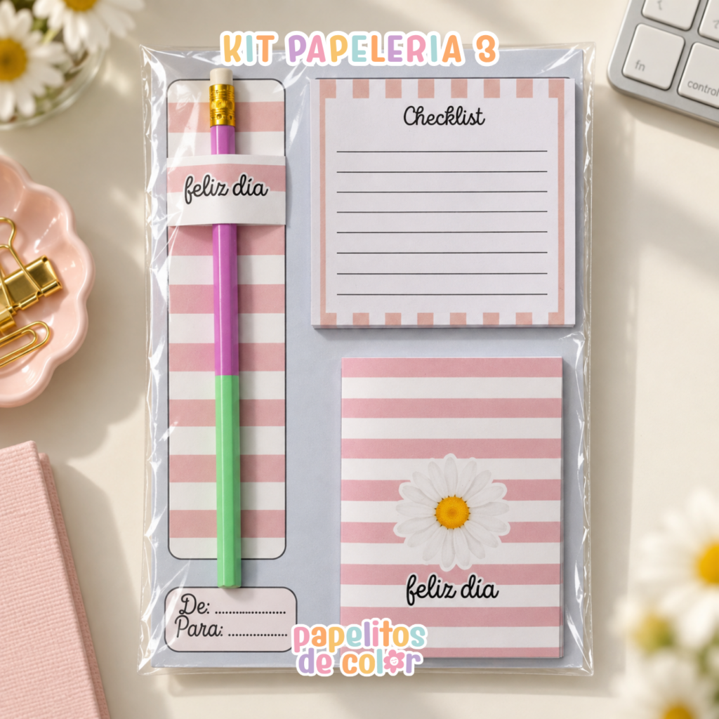 🎀 Kit Papelería – Feliz Día Vol. 3